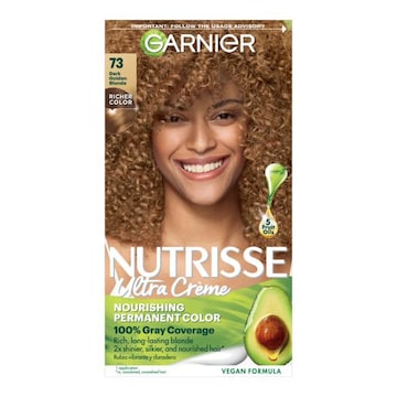 Garnier Nutrisse Nourishing Hair Color Creme 73 Dark Golden Blonde (Honey Dip)