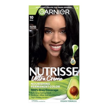 Garnier Nutrisse Nourishing Hair Color Creme 10 Black (Licorice)