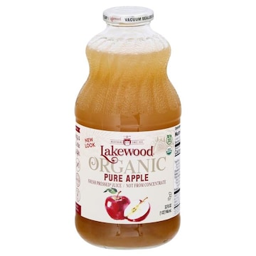 Lakewood Organic Juice, Organic, Pure Apple, Fresh Pressed