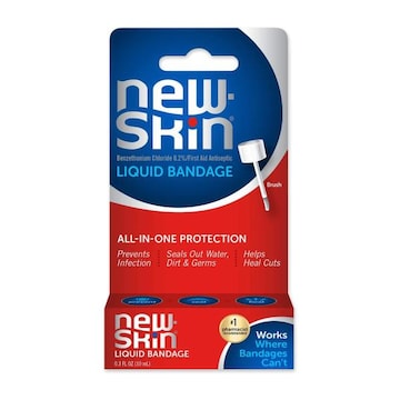 New-Skin Liquid Bandage, Waterproof Bandage for Scrapes and Minor Cuts