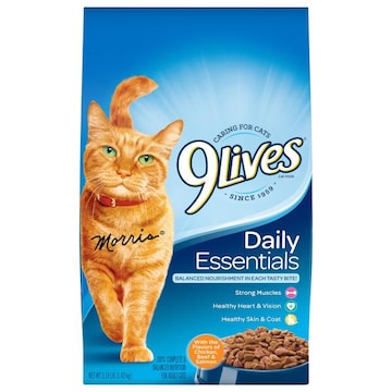 9Lives Cat Food, with the Flavors of Chicken, Beef & Salmon, Daily Essentials