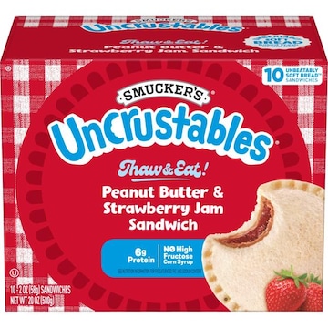 Smucker's Uncrustables Peanut Butter & Strawberry Jam Sandwiches