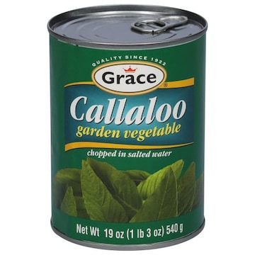 Grace Callaloo, in Salt Water, Chopped