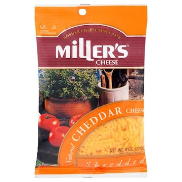 Miller's Natural Cheddar Shredded Cheese