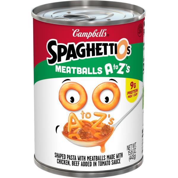 Campbell's® SpaghettiOs® Canned Pasta with Chicken Meatballs