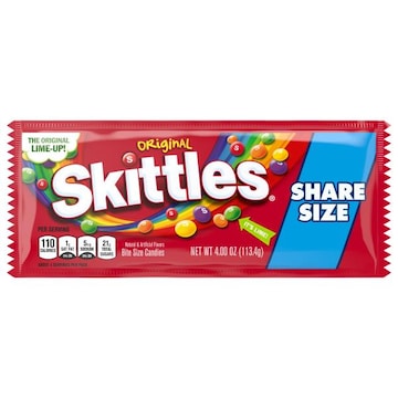 Skittles Candies, Original, Bite Size, Share Size