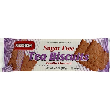 Kedem Tea Biscuits, Sugar Free, Vanilla Flavored