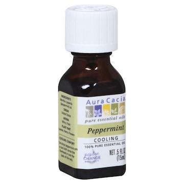 Aura Cacia Essential Oil, 100% Pure, Peppermint