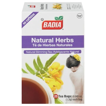 Badia Tea, Natural Herbs, Tea Bags