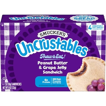 Smucker's Uncrustables Peanut Butter & Grape Jelly Sandwiches
