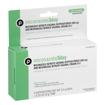 Publix Vaginal Antifungal, Miconazole 3 Day, Combination Pack