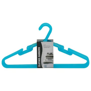 10 Pack Pastel Hangers Pink, Blue, Purple, Green