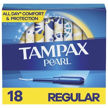 Tampax Pearl Pearl Tampons, Regular 18 Ct