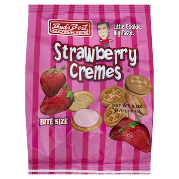 Bud's Best Cookies Cookies, Strawberry Cremes, Bite Size
