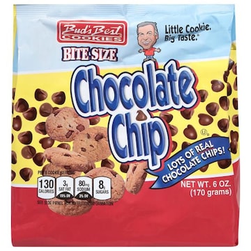 Bud's Best Cookies Chocolate Chip Bite Size Cookies