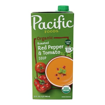 Pacific Foods Organic Roasted Red Pepper and Tomato Soup