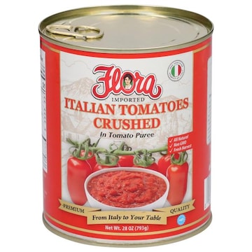 Flora Tomatoes Crushed, in Puree, Italian