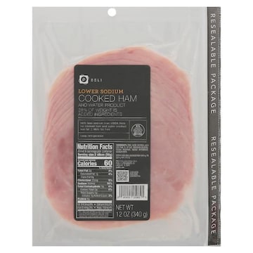 Publix Deli Lower Sodium Ham, Presliced