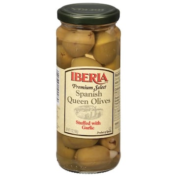 Iberia Premium Select Spanish Stuffed with Garlic Queen Olives