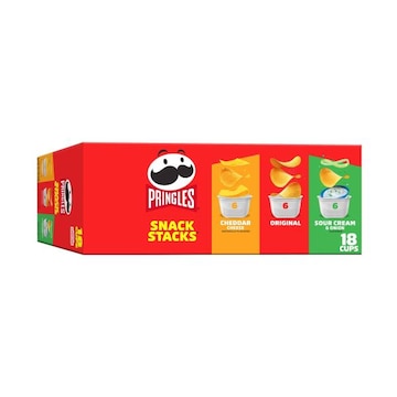 Pringles Potato Crisps Chips Variety Pack, Lunch Snacks