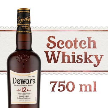 Dewar's Double Aged in 1st Fill Bourbon Casks Blended Scotch Aged 12 YR