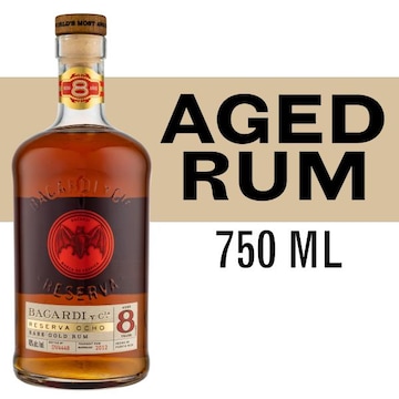 Bacardi Rare Gold Reserva Ocho Aged Rum Aged 8 YR