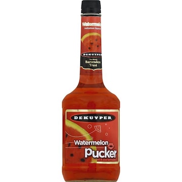 DeKuyper Pucker Schnapps, Sweet & Sour, Watermelon