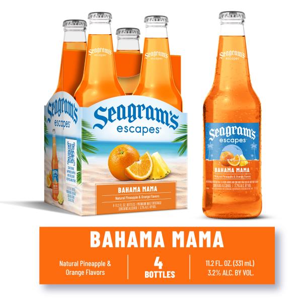 Seagram's Escapes Malt Beverage, Premium, Bahama Mama Publix Super