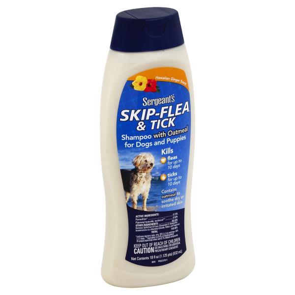 Sergeants Shampoo, Hawaiian Ginger Scent, SkipFlea & Tick, for Dogs