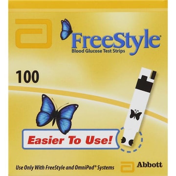 Free Style Test Strips, Blood Glucose