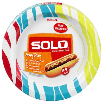Solo Paper Plates, AnyDay, 8.5 Inch