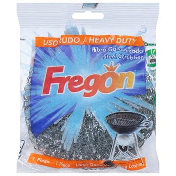 Fregon Scrubber, Steel, Heavy Duty