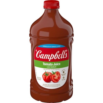 Campbell's® Tomato Juice Low Sodium 100% Tomato Juice