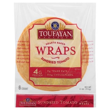 Toufayan Wraps, Sundried Tomato