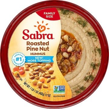 Sabra Hummus, Roasted Pine Nut, Family Size