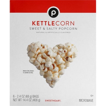 Publix Popcorn, Kettle Corn, Sweet & Salty
