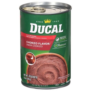 Ducal Refried Chorizo Flavor Red Beans