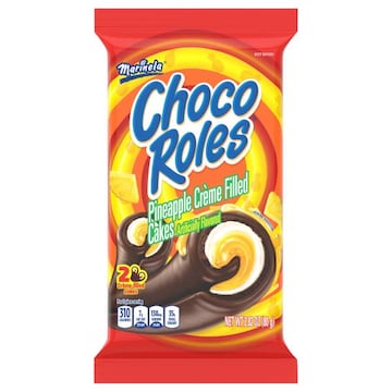 Marinela Choco Roles Cakes, Pineapple Creme Filled