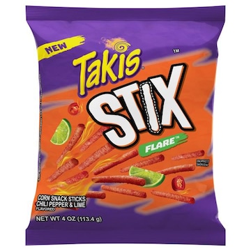 Takis Stix Corn Snack Sticks, Flare