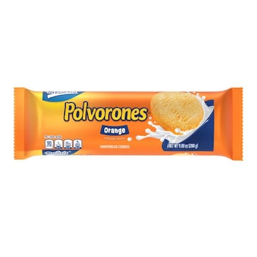 Marinela Polvorones Orange Shortbread Cookies, 9.88 oz