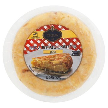 Tiqua Egg & Potato Omelette, Plain