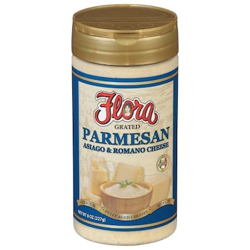 Flora Grated Cheese, Parmesan, Asiago & Romano