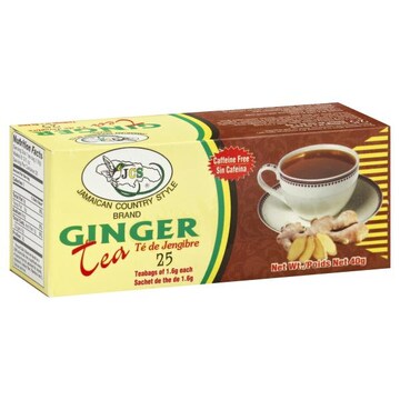 Jcs Tea, Ginger, Caffeine Free, Tea Bags