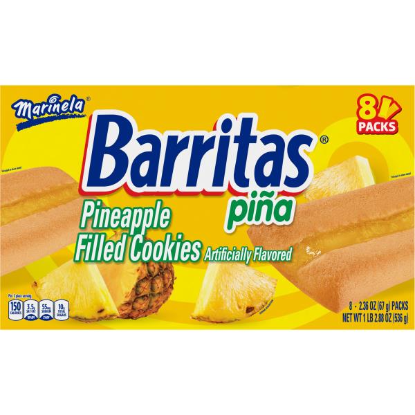 Marinela Barritas Marinela Barritas Piña Pineapple Soft Filled Cookie 