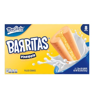 Marinela Barritas Piña Pineapple Filled Cookies, 8 packs, 18.88 oz