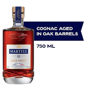 Martell Cognac Vsop Finished in Bourbon Casks Blue Swift Grape Brandy