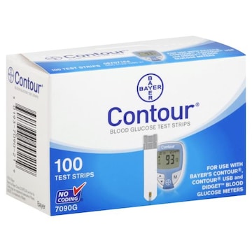 Contour Test Strips, Blood Glucose