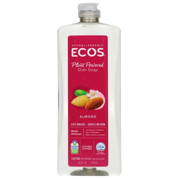 Ecos Dish Soap, Plant Powered, Almond Publix Super Markets