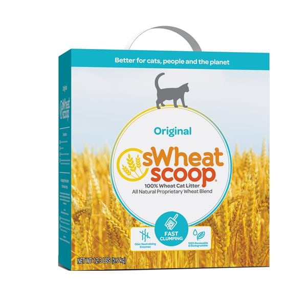 sWheat Scoop sWheat Scoop Original Natural Wheat Cat Litter, 12.3lb