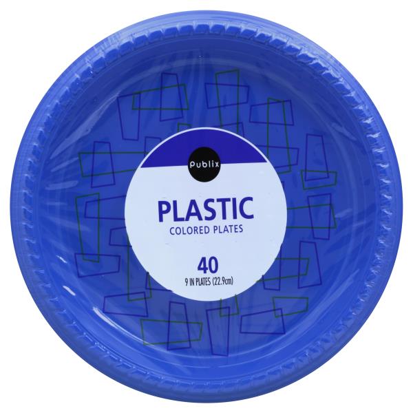 Colored plastic cheap plates